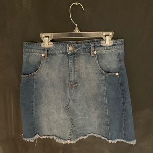 Altar’d State high waisted denim skirt